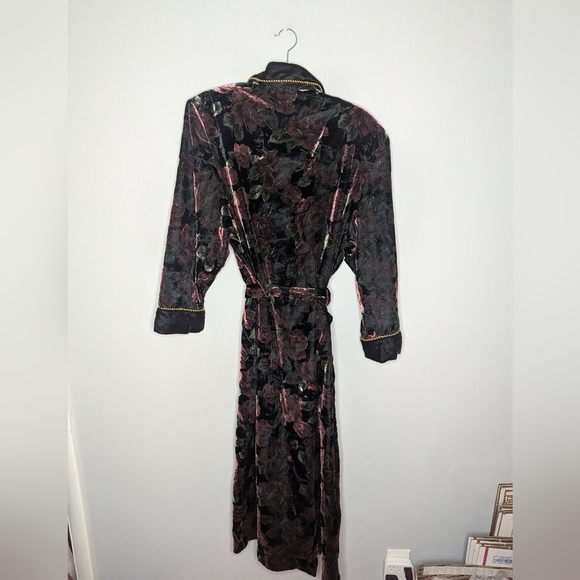 Vintage Victoria's secret gold label floral maxi length bath lounge robe womans - Picture 9 of 11